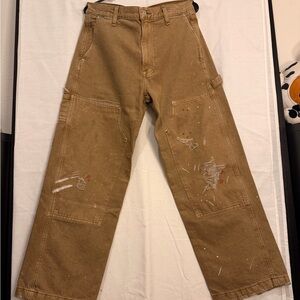 abercrombie & fitch authentic rigid denim baggy pants
